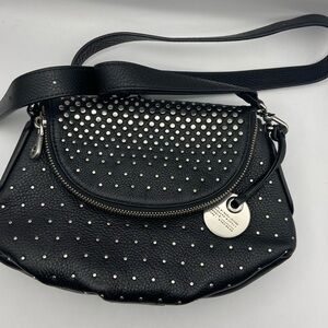 Marc by Marc Jacobs Women's New Q Natasha Degrade Studs Cross Body Bag - Black